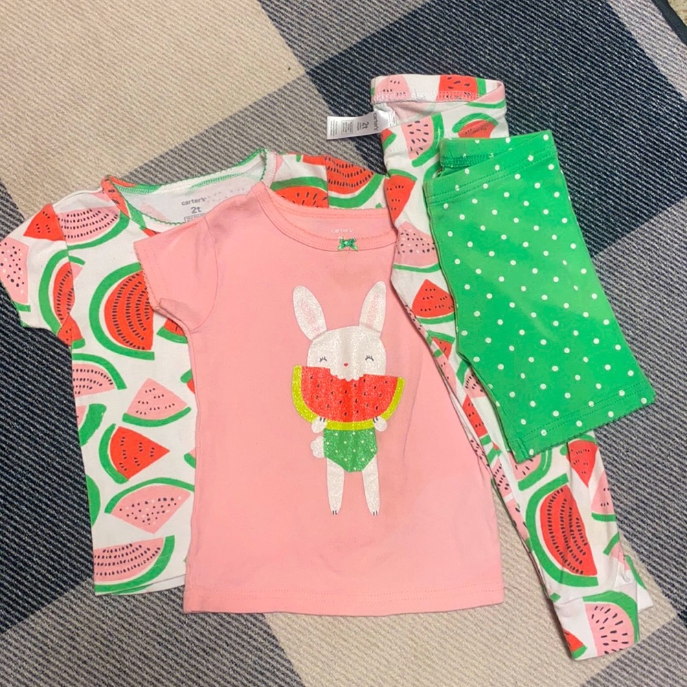 🛼3/$20🛼 Carter’s Watermelon Pajama Set